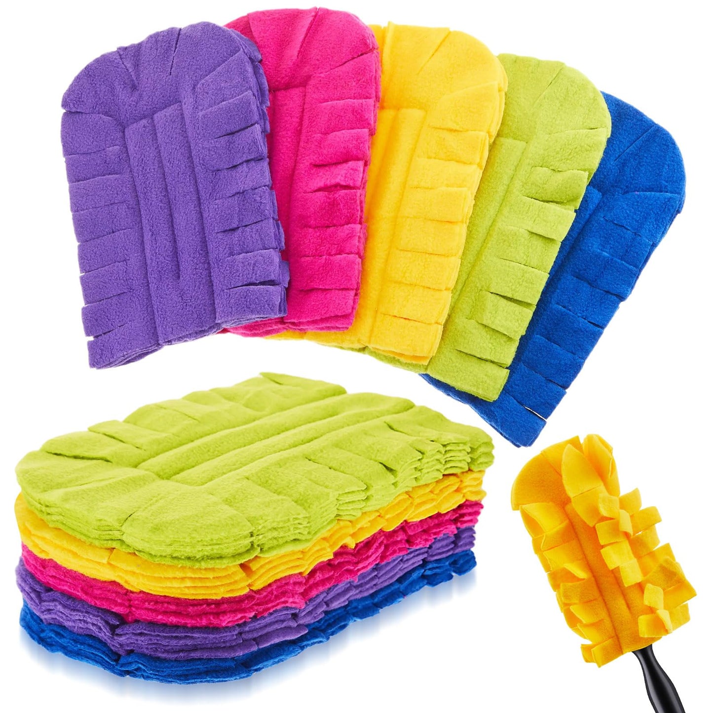 🌿 Reusable Duster Refills Set with Handle