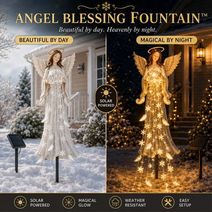 👼 Let Her Light Shine, Even in the Dark ✨—— Solar Angel Remembrance Garden Light👼