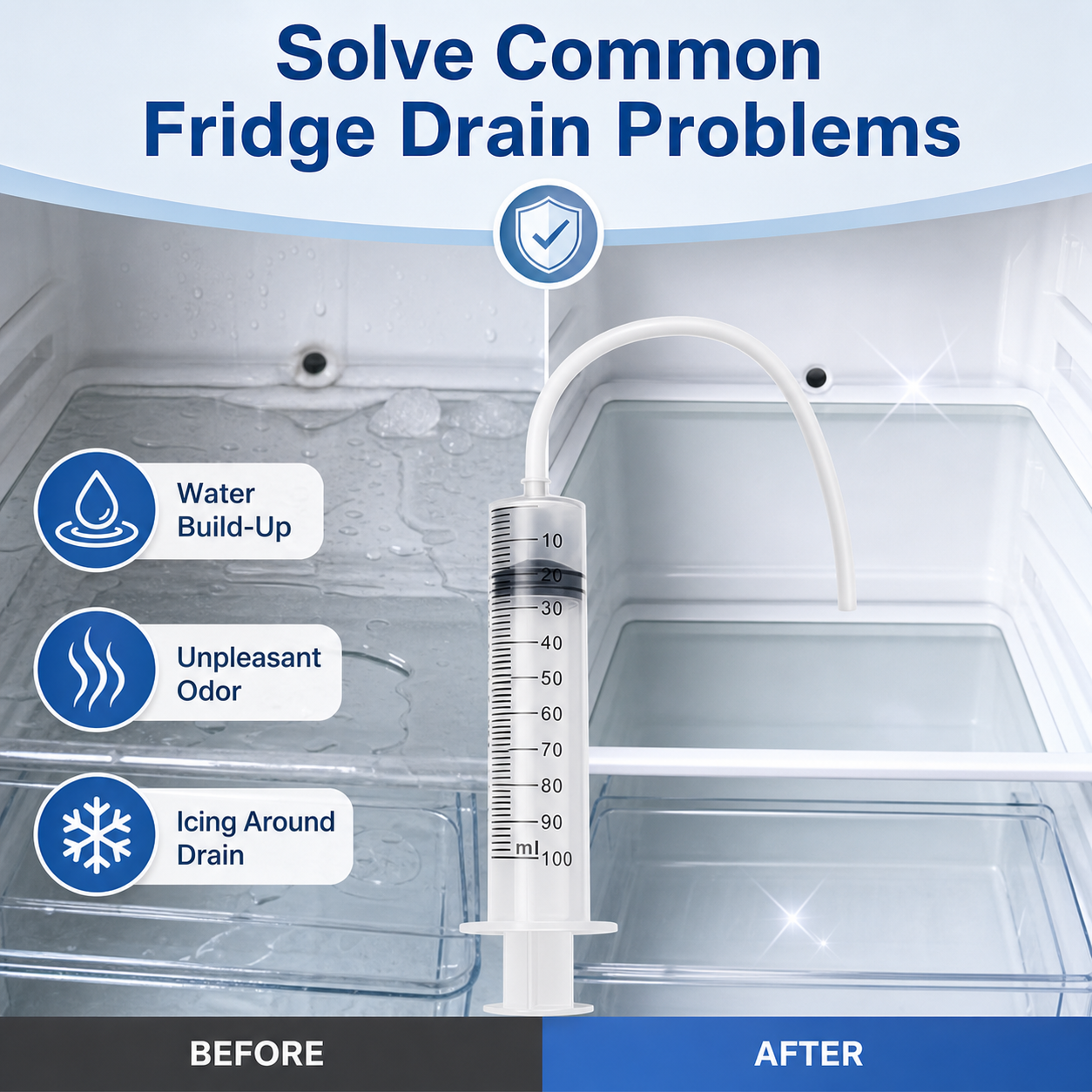 🔥50%OFF NOW! Fridge Drain Cleaning Kit (5-in-1)🔥