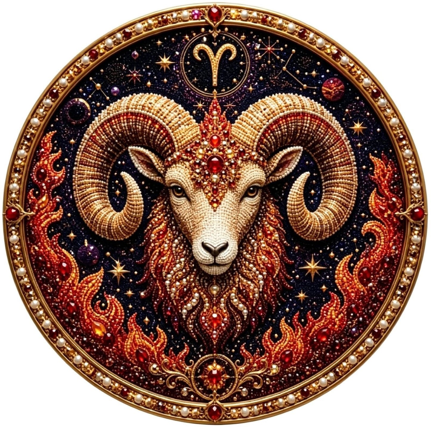 49% OFF – ✨ Premium 3D Pearl 12 Zodiac Signs Art Kit | Luxury Flocked Canvas with Scratch-Resistant Non-Fading Pearl Beads DIY Handmade Astrology Decor ♈🌙💎