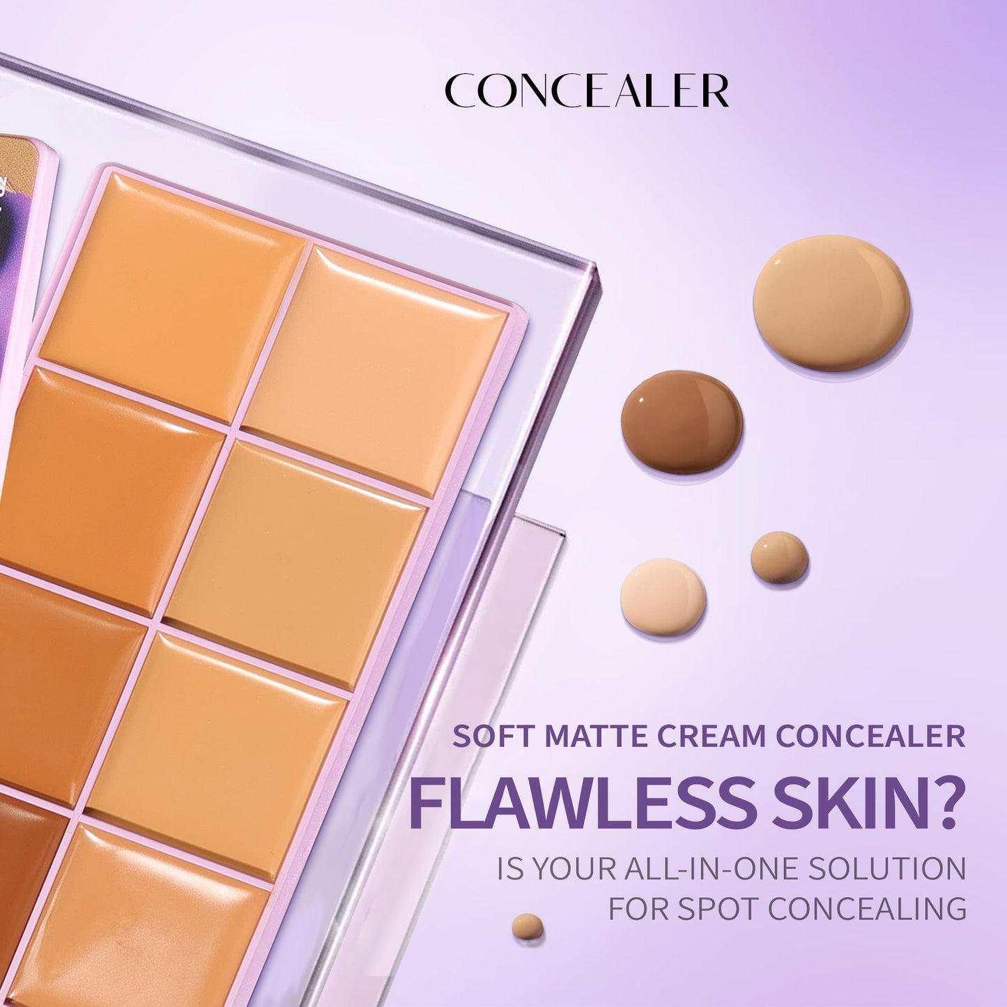 🔥Final 3 Hours: 70% OFF🎁Instant Flawless Coverage Concealer — One Sweep, Done