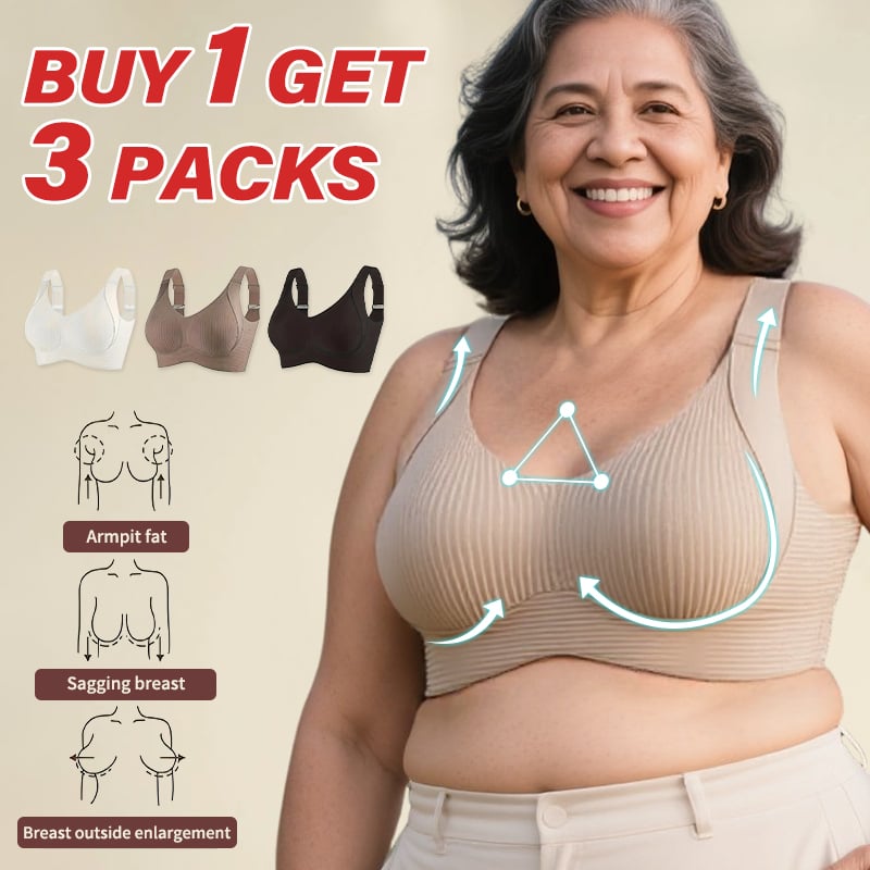 🎁 Buy 1 Get 3 Packs🔥 Super firming bra | Wire-free bra 👍 No more sagging breasts (3-Pack Value Set)
