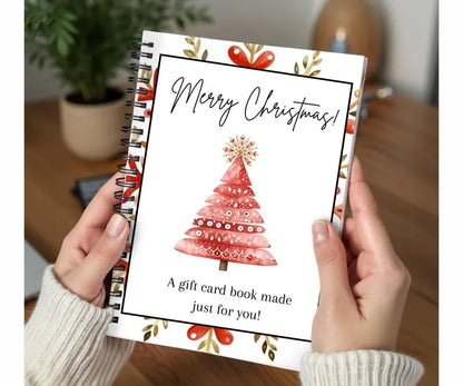 🎄📚Christmas Gift Card Book 🎁Surprises On Every Page-Hardcover & Durability Line