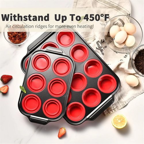 UP TO 50% OFF - Press-type Silicone Muffin Pans