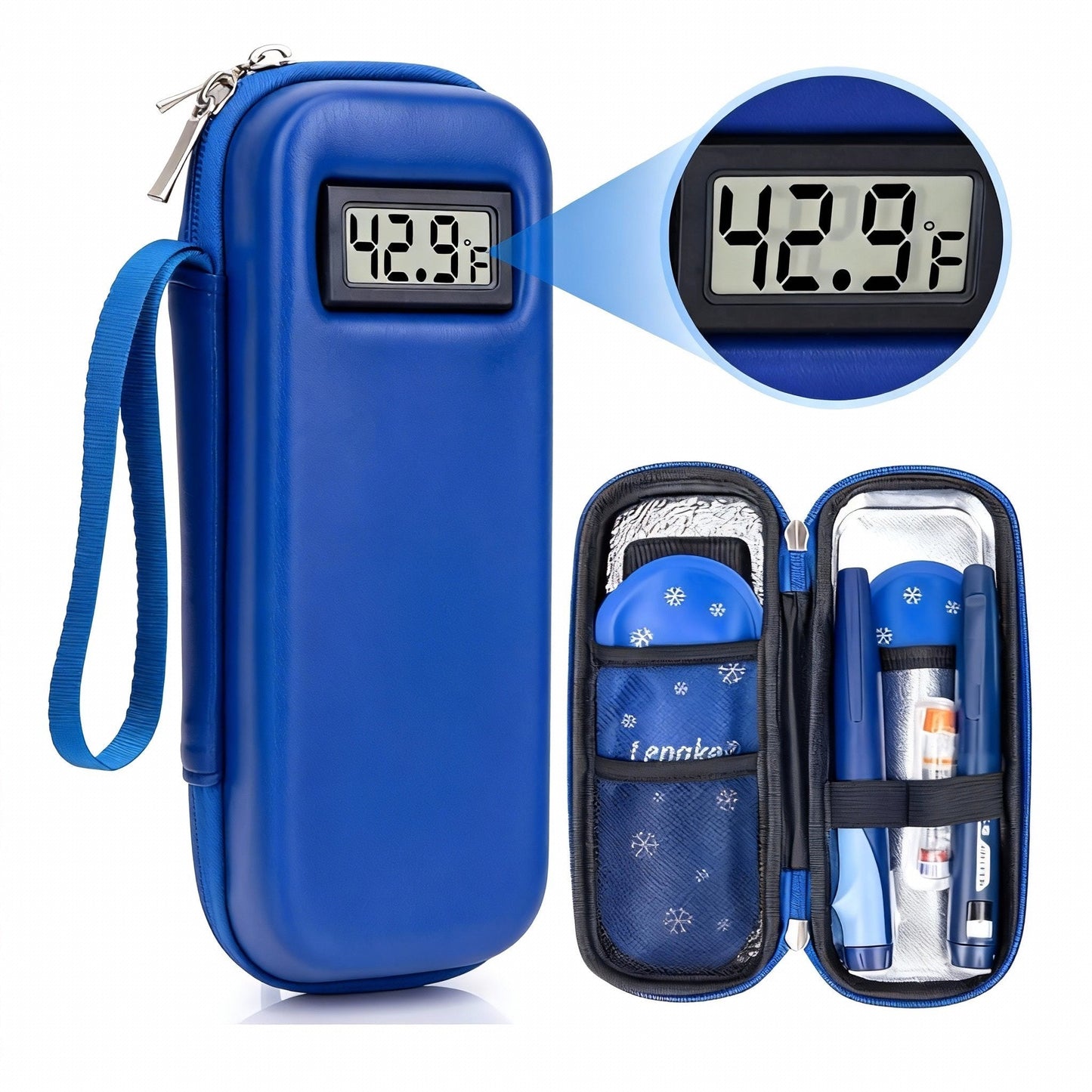 🌡️ 49% OFF Today | Insulin Travel Cooler Case 💉 Keep Essentials Organized & Temperature Visible