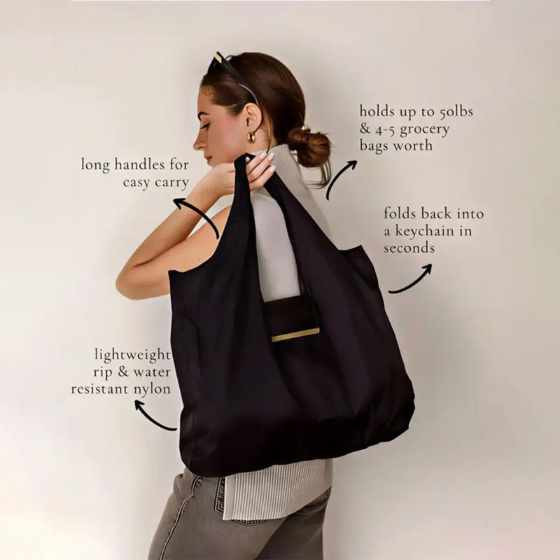 ✨Foldable Keychain Bag Reusable Grocery Bags