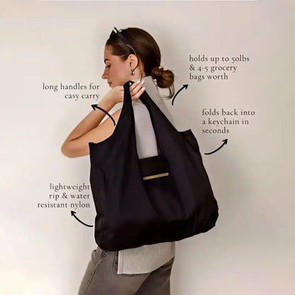 ✨Foldable Keychain Bag Reusable Grocery Bags