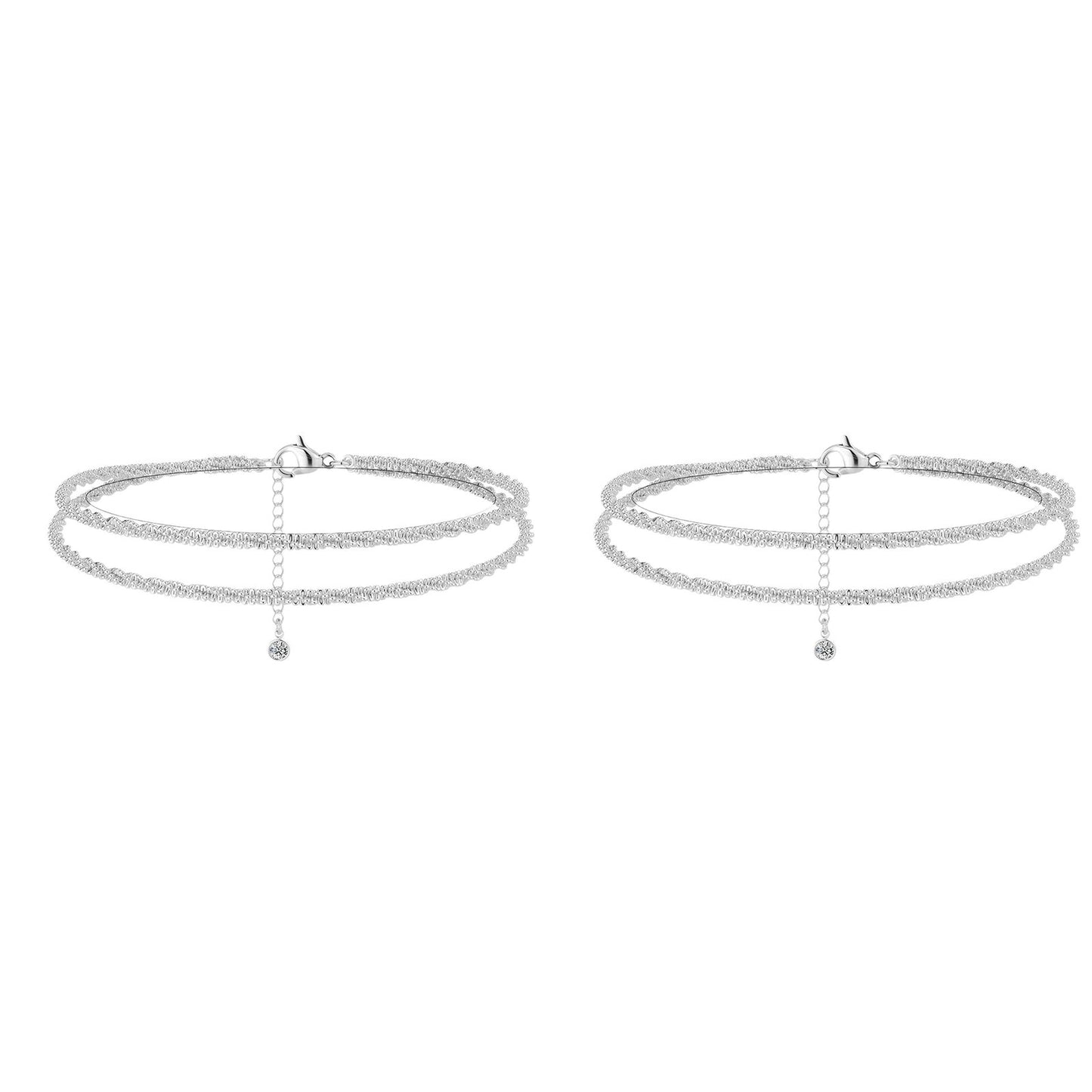 🎁Final Day: Only $15.99🎉🔥Dainty Layered Anklet For Women