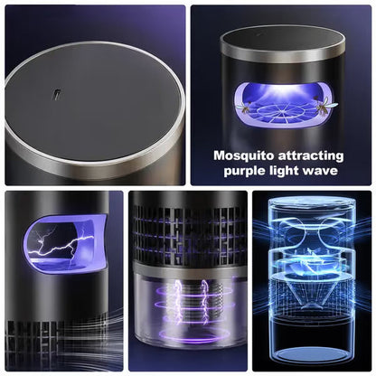 🔥 Hot Sale🦟 Indoor Flying Insect Trap — Quiet Light & Suction Bug Catcher