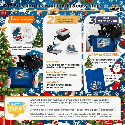 🎄15PCS Christmas Mystery DTF Transfer Bundle  for Festive DIY Creations