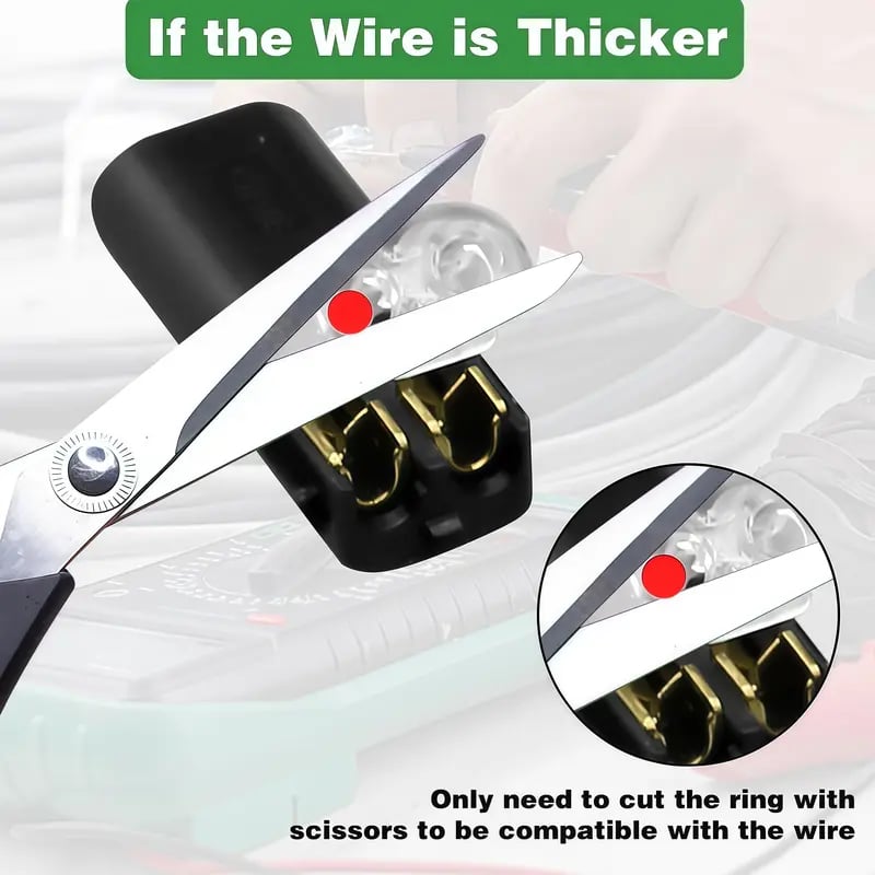 🔥 Hot Sale 49% OFF | 2 Pin LED Light Strip Connectors 🔌 Double-Wire Plug-in Adapter for Easy Setup