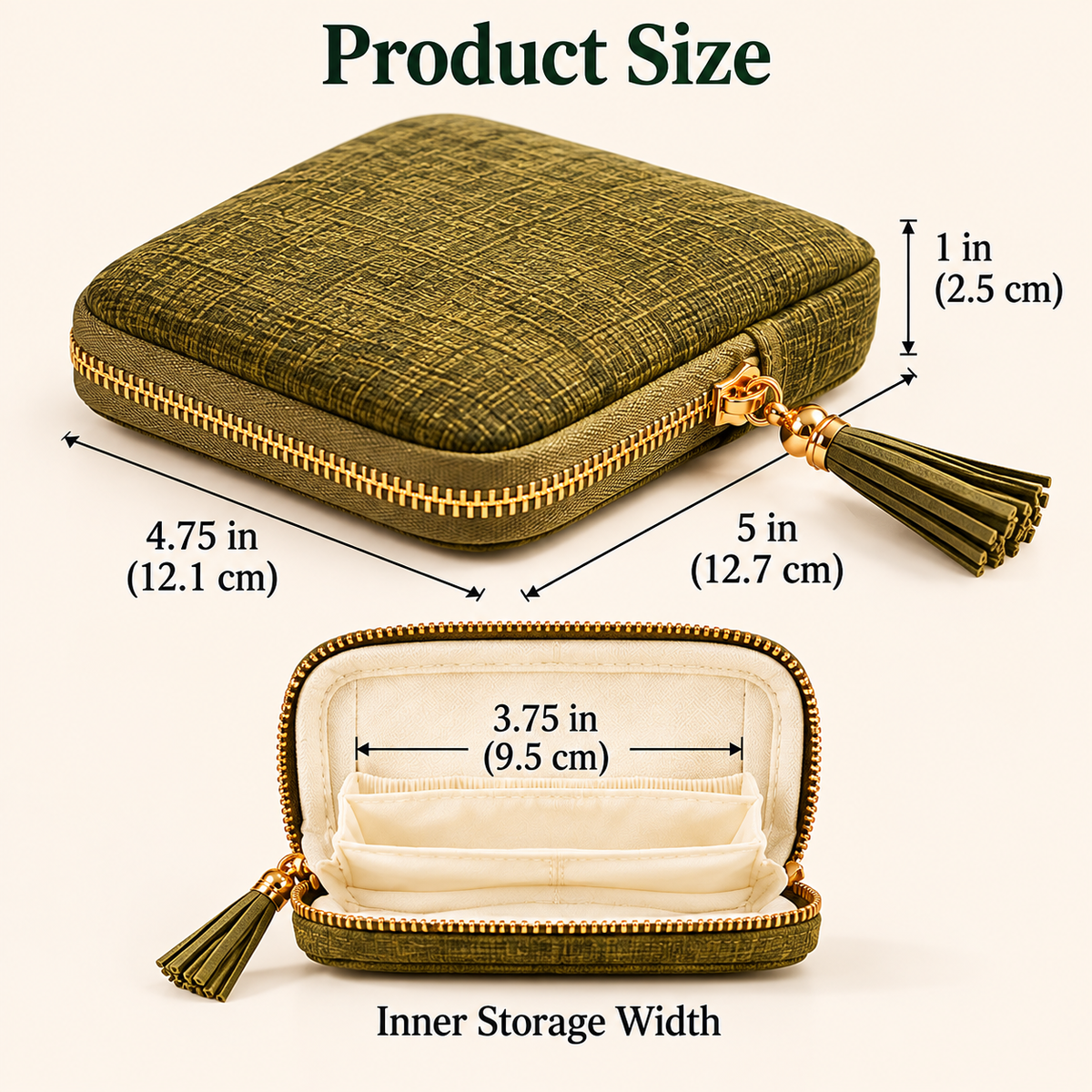 🔥2026 Hot Sale! ✨Portable Travel Jewelry Organizer Pocket Case Bag🎁