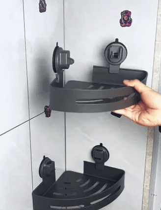 🏡Suction Cup Storage Rack — No Drilling Required, Instantly Adds Storage Space🛁