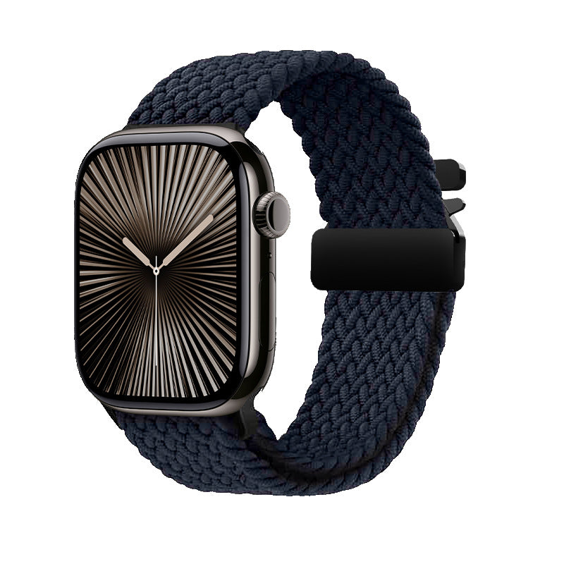 ⌚Apple Watch Parachute-Buckle Woven Nylon Loop Band🏃
