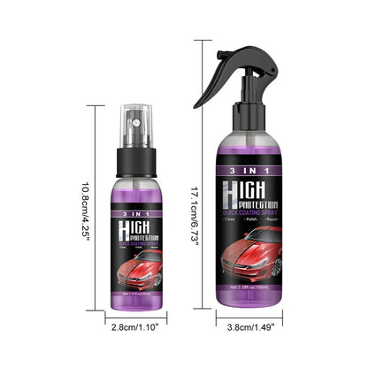 🚗 3-in-1 High Protection Car Spray 🔥