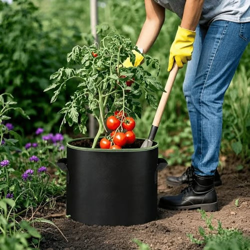 ✨ Heavy-Duty Breathable Grow Bags 🌱