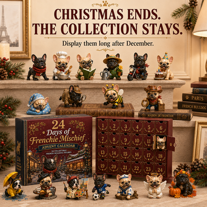 🔥Limited Stock 50% OFF - 🎄🐶 2026 French Bulldog Advent Calendar – 24 Days of Frenchie Mischief