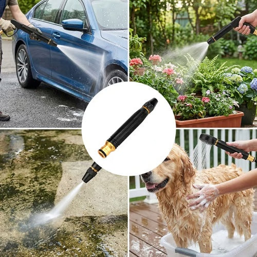 🔥 💦 Heavy-Duty Adjustable Hose Nozzle – Powerful Spray & Precision Control