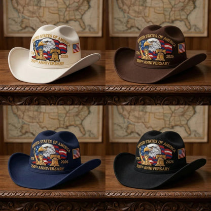 ⚡️Last Day 50% OFF - 250 Years Later — Still Standing Patriotic Cowboy Hat