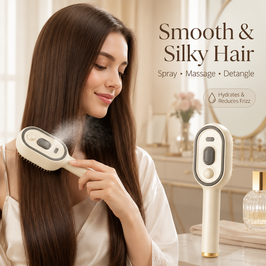 🔥Last Day Sale 55% OFF 🔥Electric Spray Air Cushion Massage Comb