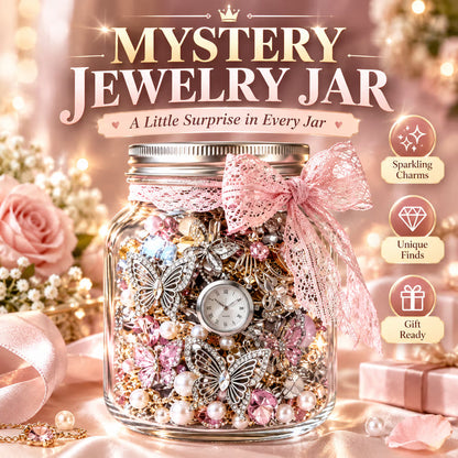 🎄✨Last Day 49% OFF✨ Mystery Jewelry Jar – Curated Sparkle Collection for a Beautiful Surprise