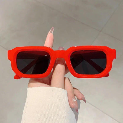 🕶️🔆 6 - Pack Vintage Rectangle Frame Sunglasses for Men & Women with UV400 Protection