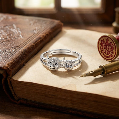 ✨ Handcrafted Highland Cow Adjustable Ring