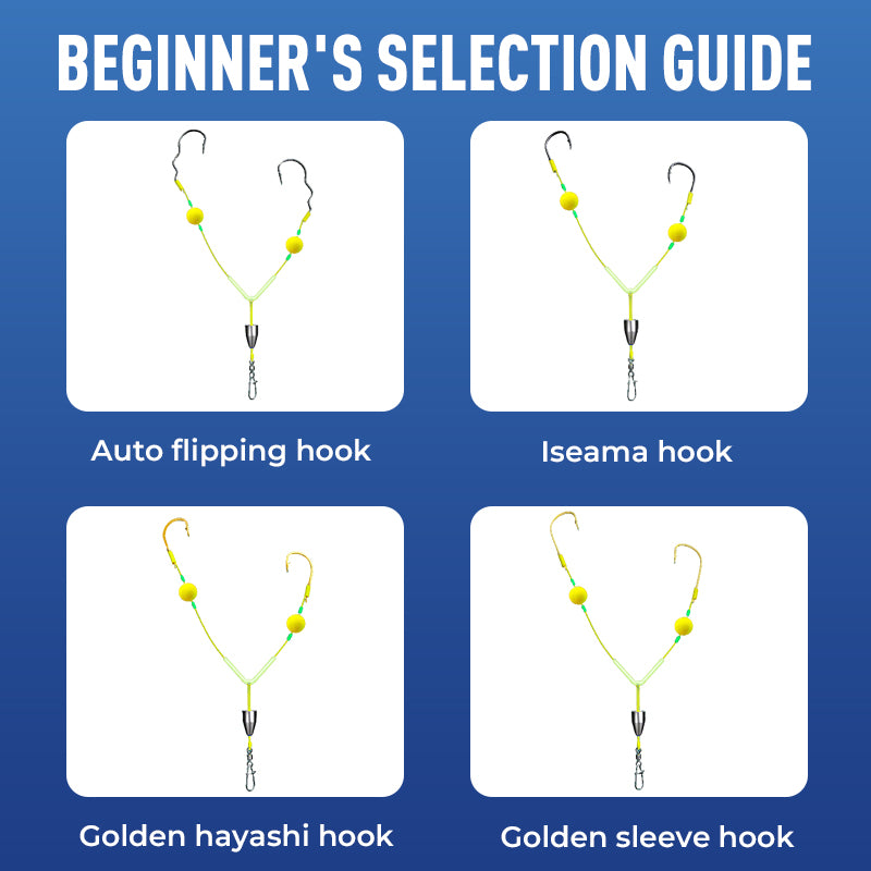 🎁 Angler's Favorite 🎣 Double-Hook Bottom Rig – Enhanced Hooking Power & Smooth Retrieval