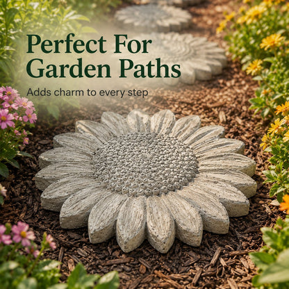 Limited Time Offer SAVE 50%🔥Reusable Sunflower Stepping Stone Mold