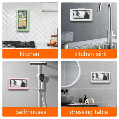 ⏳ Limited-Time 50% OFF | Waterproof Shower Phone Holder 🚿 Hands-Free 360° Rotating Phone Mount
