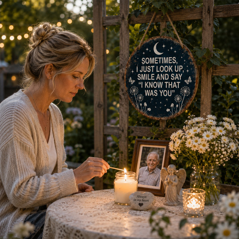 🌿 Limited-Time 49% OFF | Memorial Hanging Garden Sign 🦋 A Heartfelt Reminder of Loved Ones Nearby