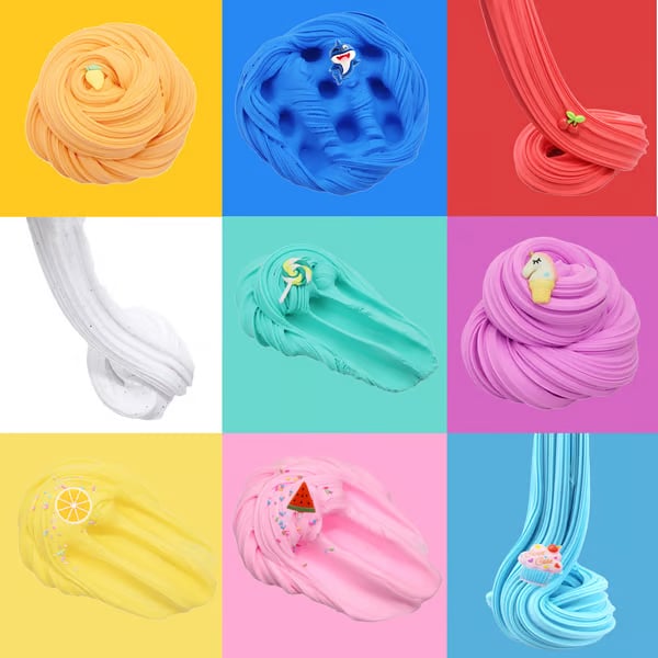 Super Clay Slime DIY Soft & Squishy Clay Scented Slime Sensory Clay💗