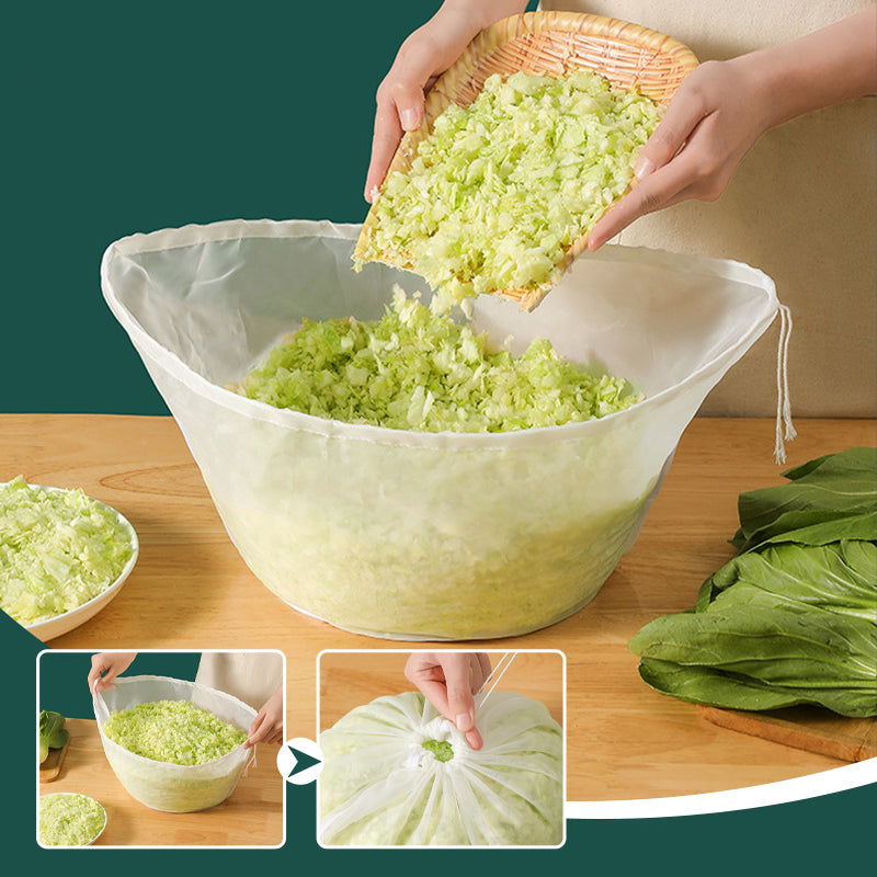 🔥 2026 Hot Sale ✨No-Mess Fine Mesh Nylon Strain Bag🥬