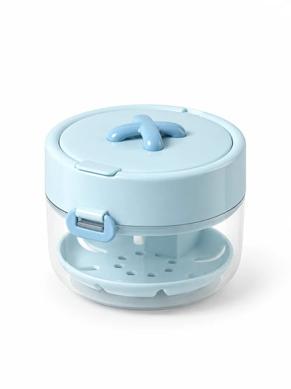 🦷✨ 3-in-1 Retainer & Denture Cleaning Case – Portable Travel Dental Care Kit