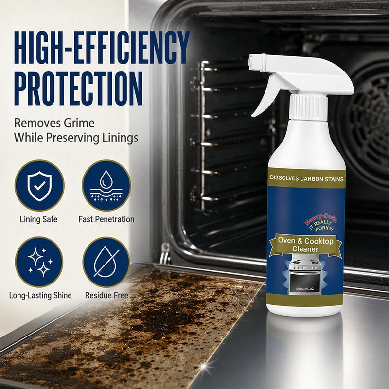 💥 LAST DAY 49% OFF🌻Heavy Duty Oven & Cooktop Cleaner Spray