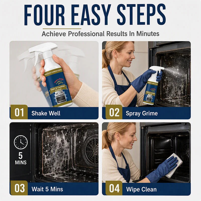 💥 LAST DAY 49% OFF🌻Heavy Duty Oven & Cooktop Cleaner Spray