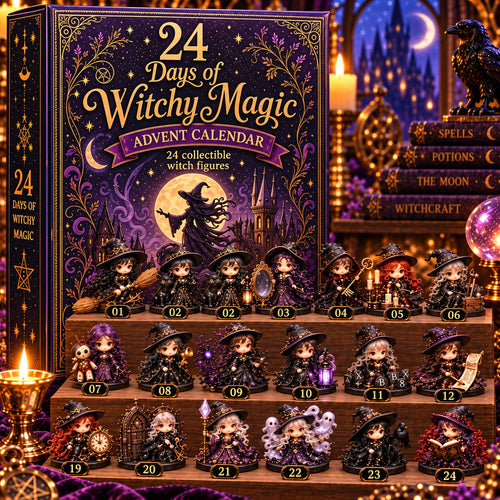🧙‍♀️24 Days Of Witchy Surprises Advent Calendar | 24 Unique Collectible Witches with Magical Themes