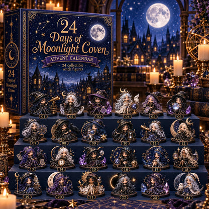 🧙‍♀️24 Days Of Witchy Surprises Advent Calendar | 24 Unique Collectible Witches with Magical Themes