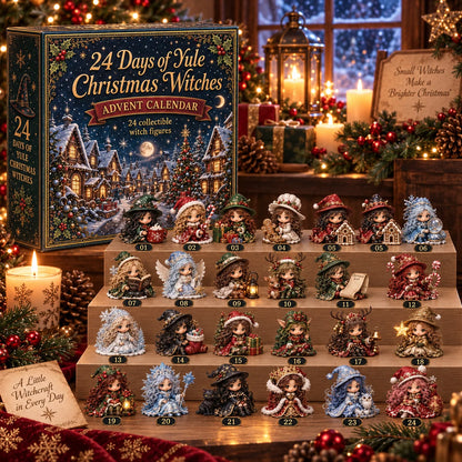 🧙‍♀️24 Days Of Witchy Surprises Advent Calendar | 24 Unique Collectible Witches with Magical Themes
