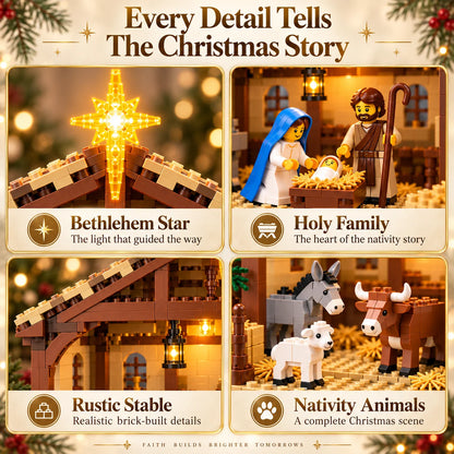 🌟The Nativity Story Building Block Set 🎄