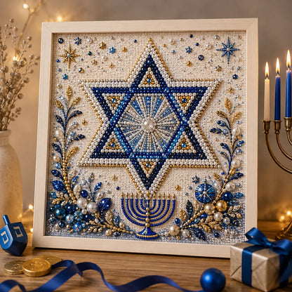 🎁🕎 Hanukkah Pearl Art Kit — Create, Craft & Celebrate!