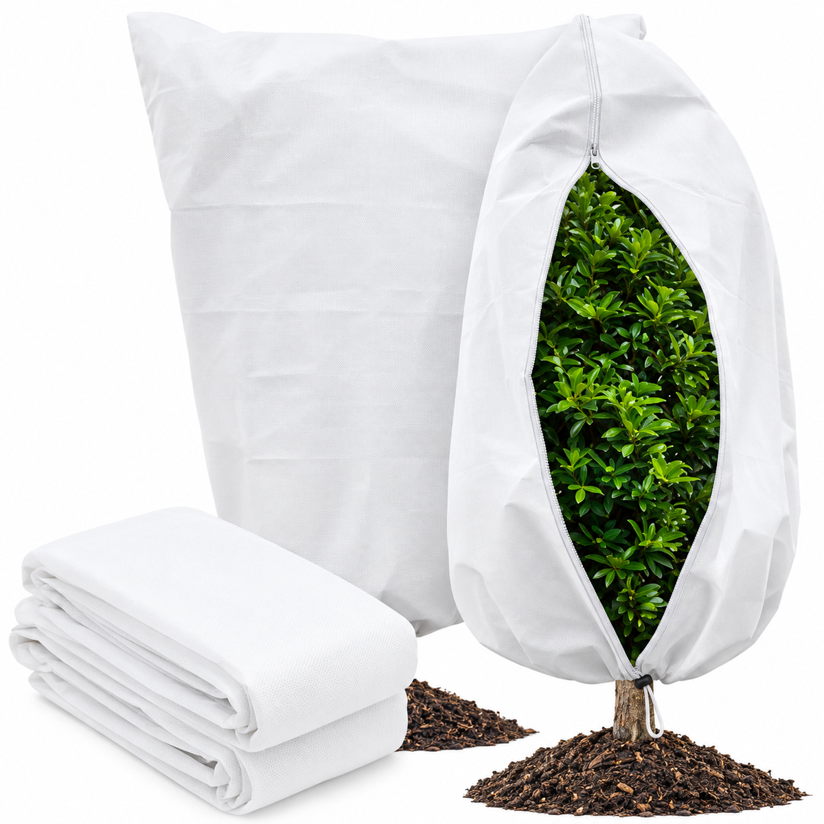 ❄️ Winter Plant Frost Protection Cover | Save Your Beloved Plants From Freezing Nights!