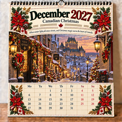 🍁Canada 160th Anniversary 1867-2027 Commemorative Wall Calendar