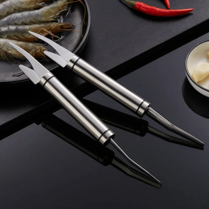🐟🦐 5-in-1 Seafood Cleaning Tool — Prep Fish & Shrimp with Ease!