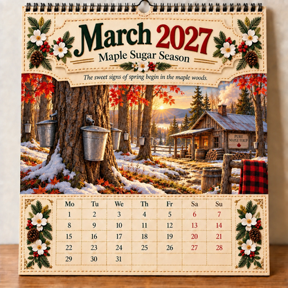 🍁Canada 160th Anniversary 1867-2027 Commemorative Wall Calendar
