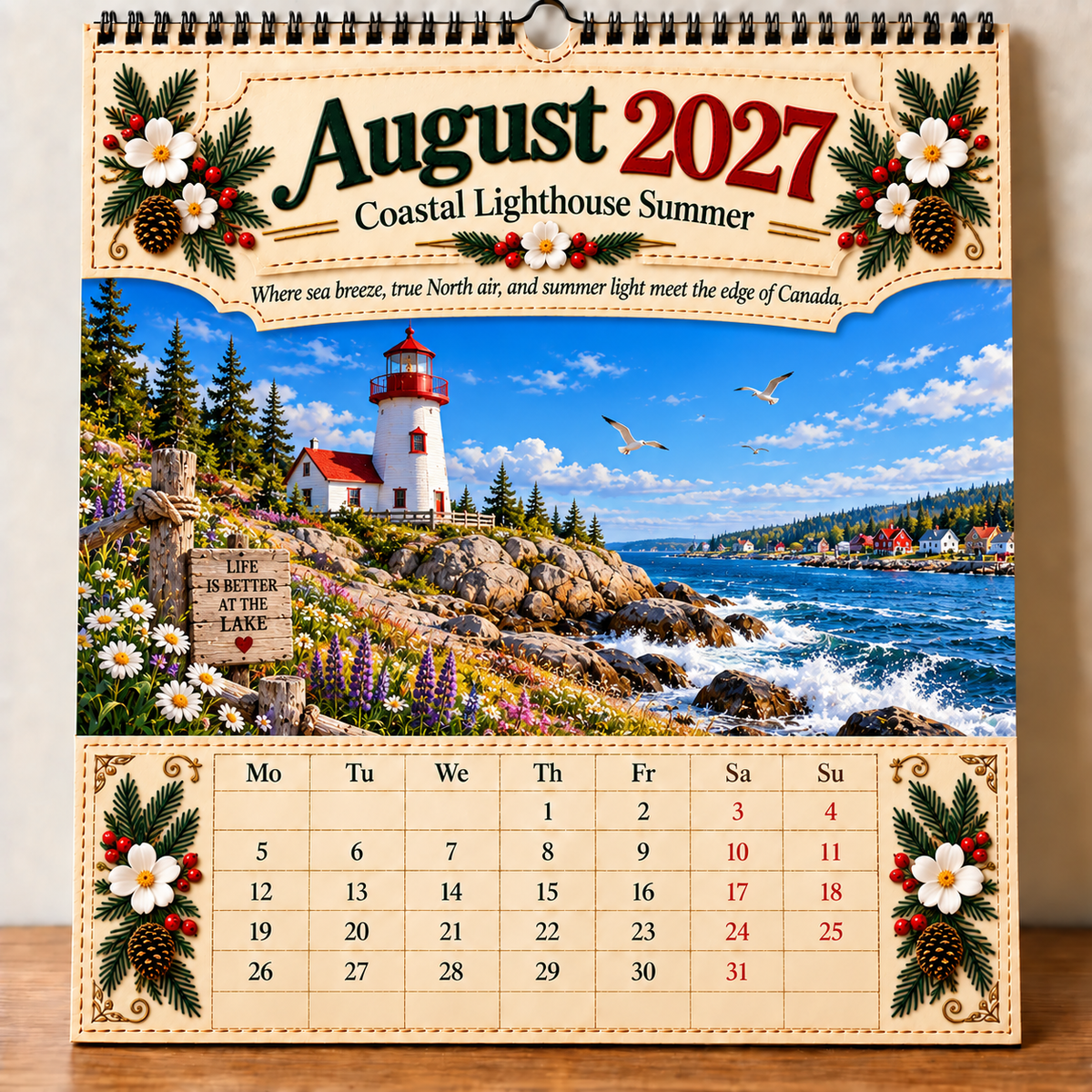 🍁Canada 160th Anniversary 1867-2027 Commemorative Wall Calendar