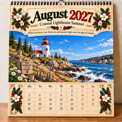 🍁Canada 160th Anniversary 1867-2027 Commemorative Wall Calendar
