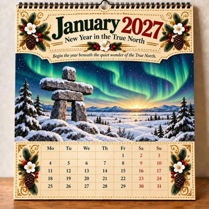 🍁Canada 160th Anniversary 1867-2027 Commemorative Wall Calendar