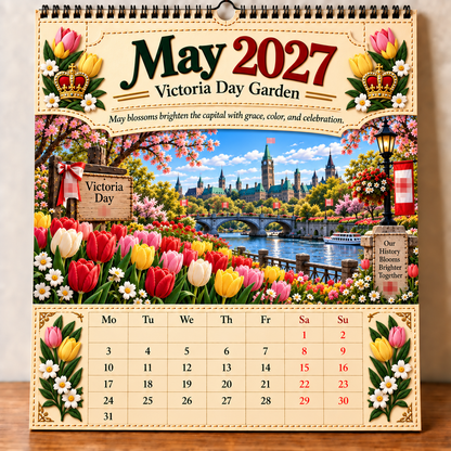 🍁Canada 160th Anniversary 1867-2027 Commemorative Wall Calendar
