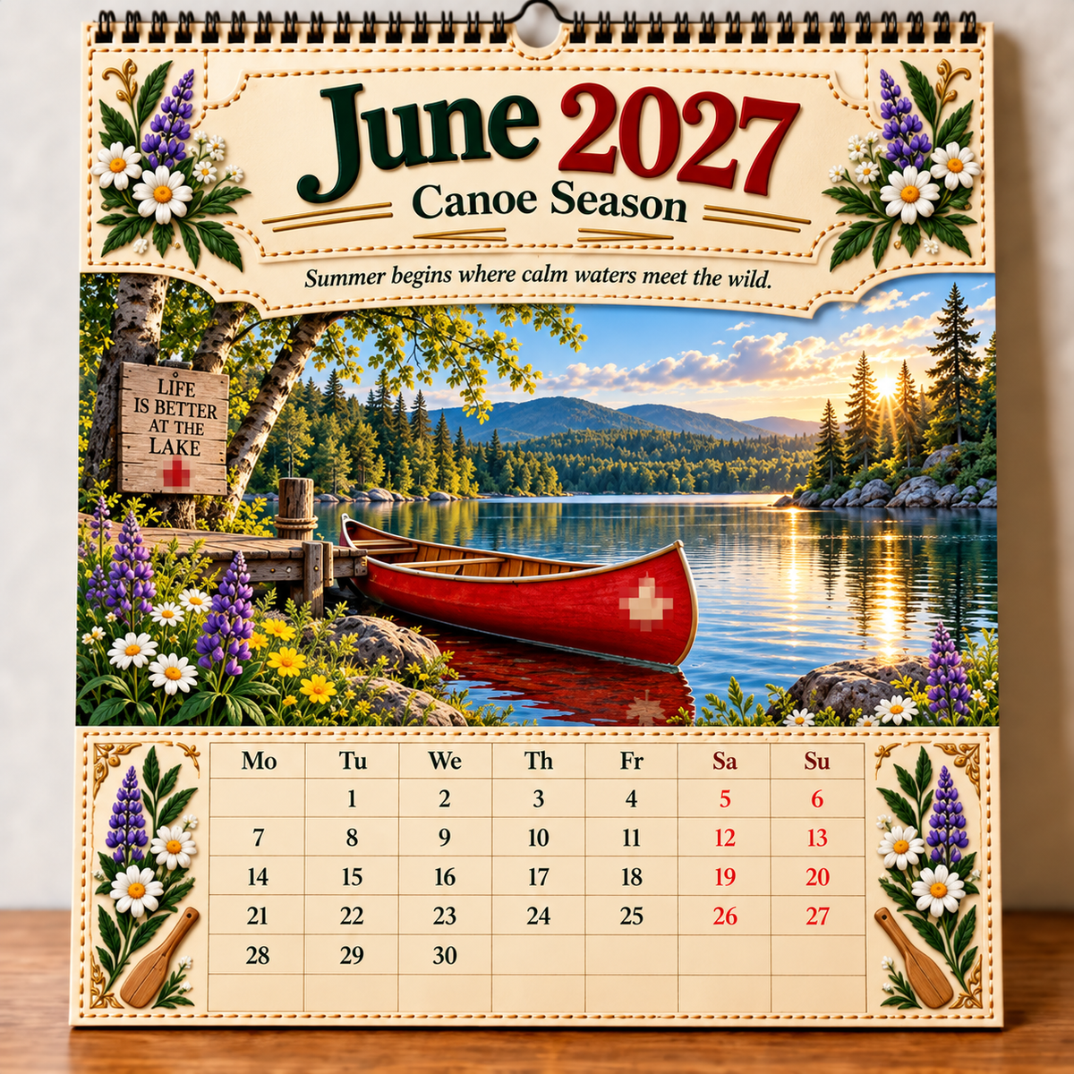 🍁Canada 160th Anniversary 1867-2027 Commemorative Wall Calendar